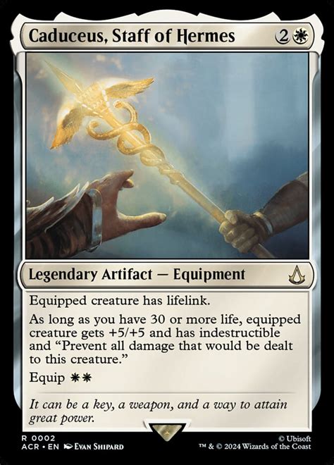 mtg staff of hermes|caduceus of Hermes card.